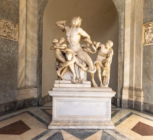Statue inside the Vatican Rome