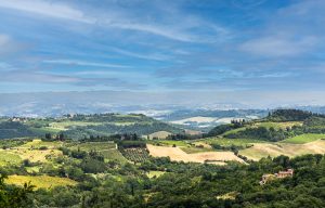 Tuscany landscape south of Florence